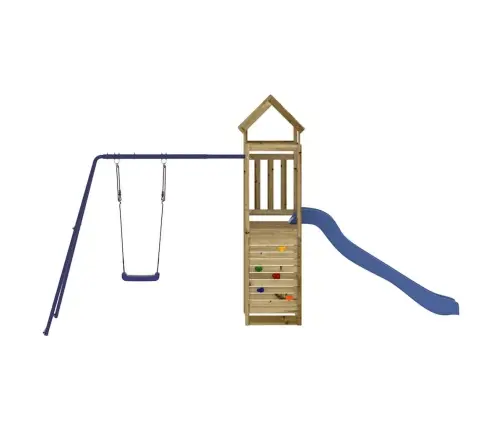 Āra Rotaļu Laukums, Impregnēts Priedes Koks Vidaxl