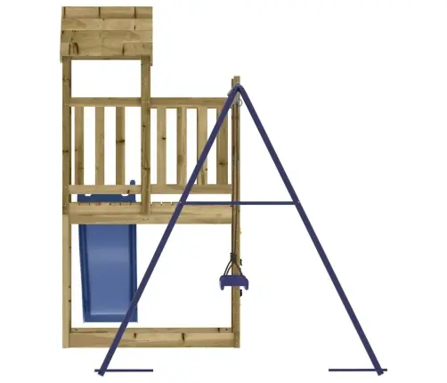 Āra Rotaļu Laukums, Impregnēts Priedes Koks Vidaxl