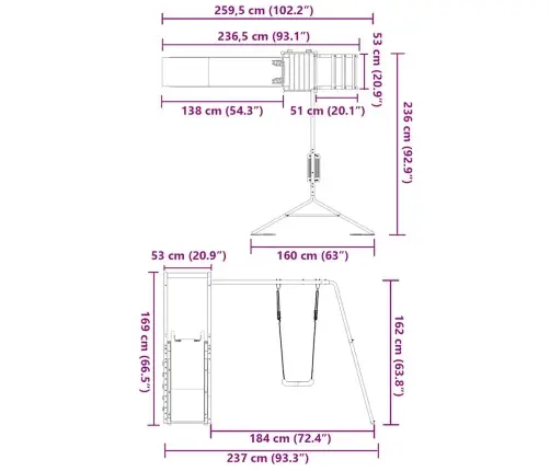 Õue Mänguväljak, Ebatsuuga Puit