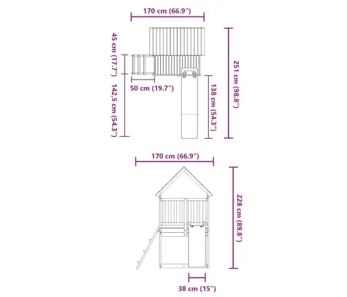 Õue Mänguväljak, Ebatsuuga Puit