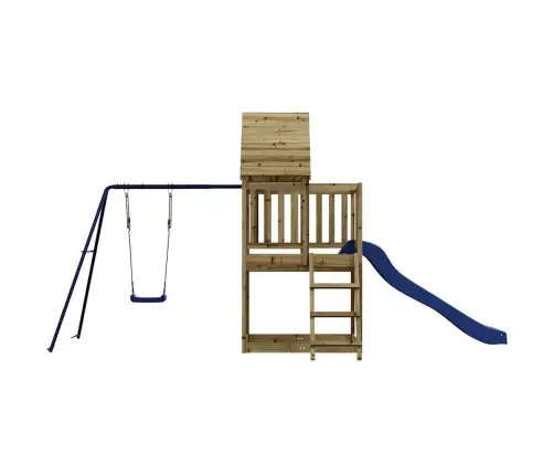 Õue Mänguväljak, Immutatud Männipuit