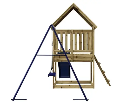 Õue Mänguväljak, Immutatud Männipuit