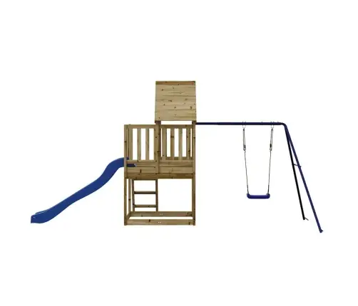 Õue Mänguväljak, Immutatud Männipuit