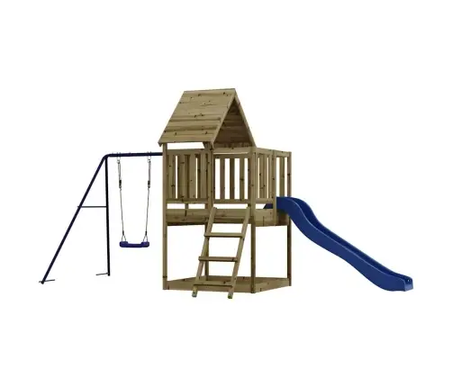 Õue Mänguväljak, Immutatud Männipuit