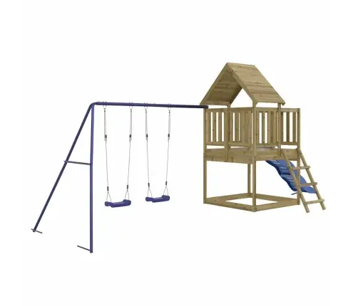 Āra Rotaļu Laukums, Impregnēts Priedes Koks Vidaxl