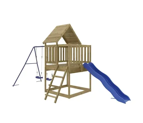 Āra Rotaļu Laukums, Impregnēts Priedes Koks Vidaxl