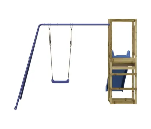 Āra Rotaļu Laukums, Impregnēts Priedes Koks Vidaxl