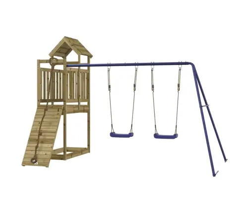 Õue Mänguväljak, Immutatud Männipuit