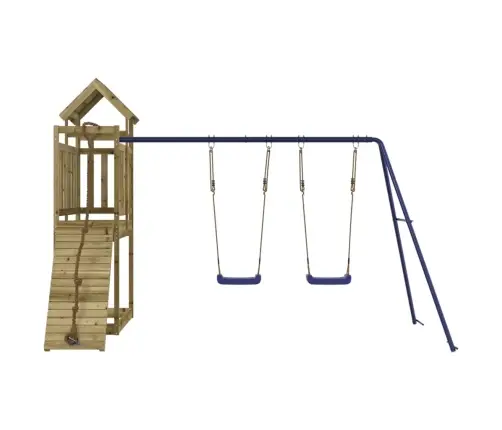 Õue Mänguväljak, Immutatud Männipuit