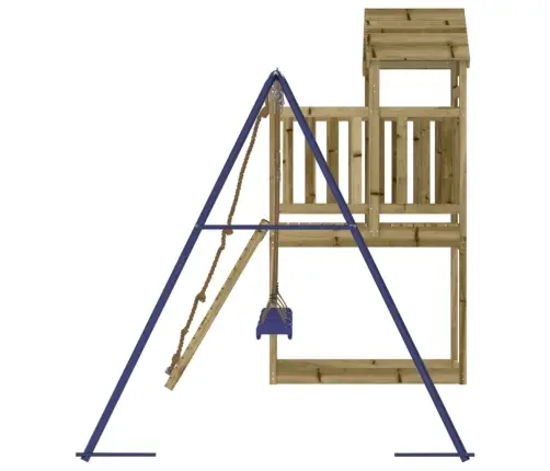 Õue Mänguväljak, Immutatud Männipuit