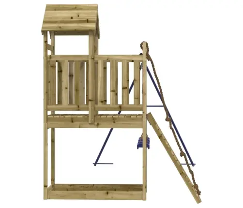 Õue Mänguväljak, Immutatud Männipuit