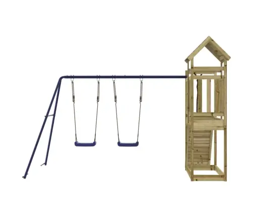 Õue Mänguväljak, Immutatud Männipuit