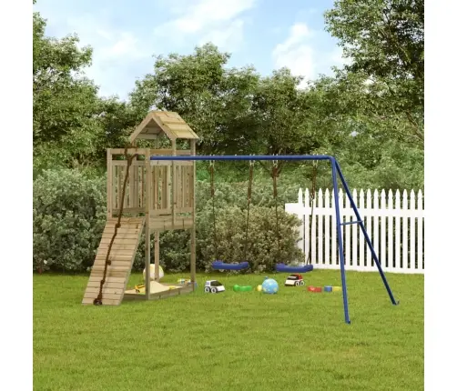 Õue Mänguväljak, Immutatud Männipuit