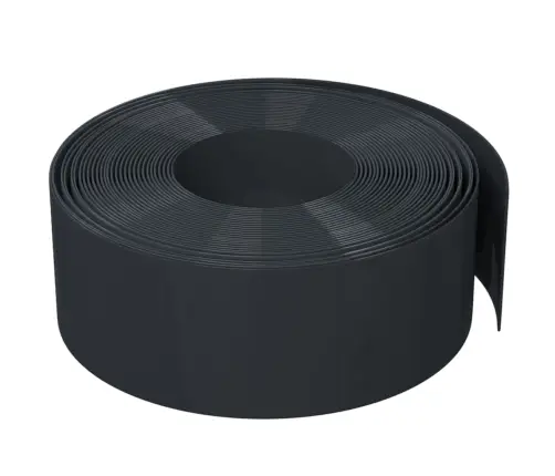 Dārza Apmales, 5 Gab., 10 M, 20 Cm, Polietilēns, Melnas Vidaxl