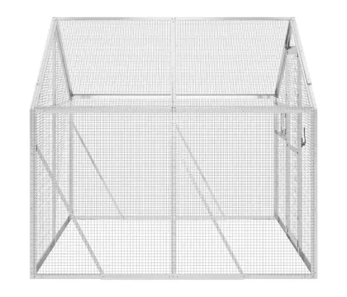 Paukštidė, Sidabrinės Spalvos, 1,79X2X1,85M, Aliuminis