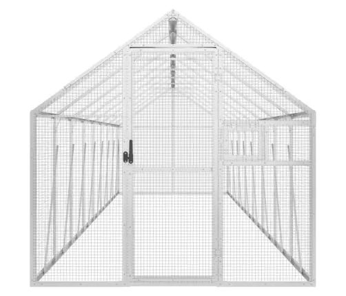 Paukštidė, Sidabrinės Spalvos, 1,79X8X1,85M, Aliuminis