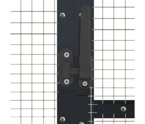 Putnu Māja, Pelēka, 1,79X3X1,85 M, Alumīnijs Vidaxl