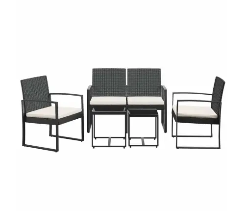 5-Daļīgs Dārza Mēbeļu Komplekts, Matrači, Pp Rotangpalma Vidaxl