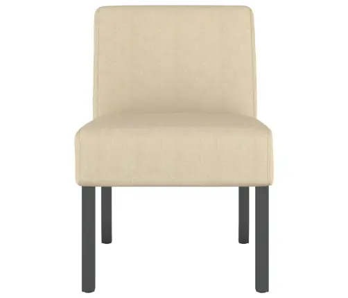 Atpūtas Krēsls, Krēmkrāsas Audums Vidaxl