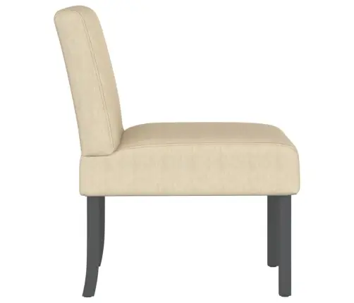 Atpūtas Krēsls, Krēmkrāsas Audums Vidaxl