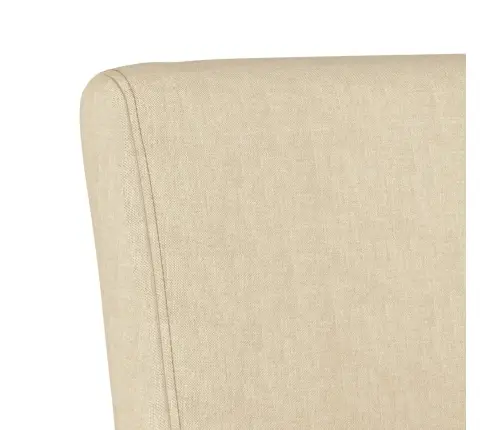 Atpūtas Krēsls, Krēmkrāsas Audums Vidaxl