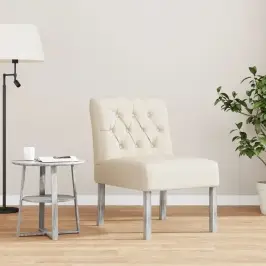 Atpūtas Krēsls, Lina Audums Ar Pogām Vidaxl Atpūtas Krēsls, Lina Audums Ar Pogām Vidaxl