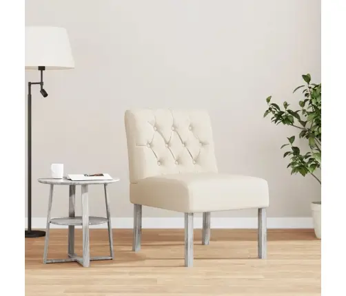 Atpūtas Krēsls, Lina Audums Ar Pogām Vidaxl