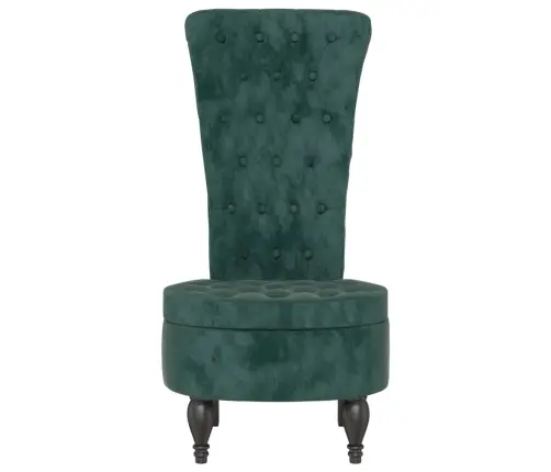 Atpūtas Krēsls Ar Augstu Atzveltni, Zaļš Samts, Pogu Dizains Vidaxl Atpūtas Krēsls Ar Augstu Atzveltni, Zaļš Samts, Pogu Dizains Vidaxl