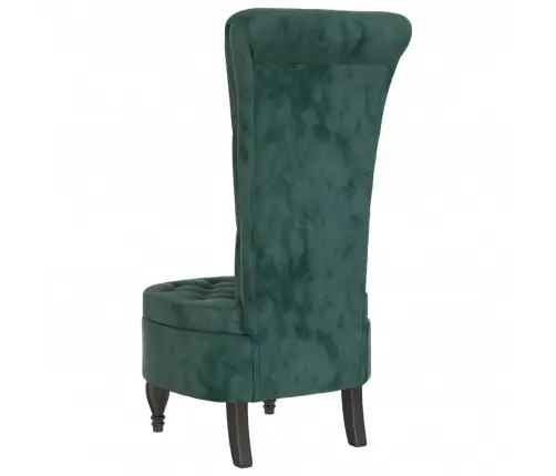 Atpūtas Krēsls Ar Augstu Atzveltni, Zaļš Samts, Pogu Dizains Vidaxl Atpūtas Krēsls Ar Augstu Atzveltni, Zaļš Samts, Pogu Dizains Vidaxl