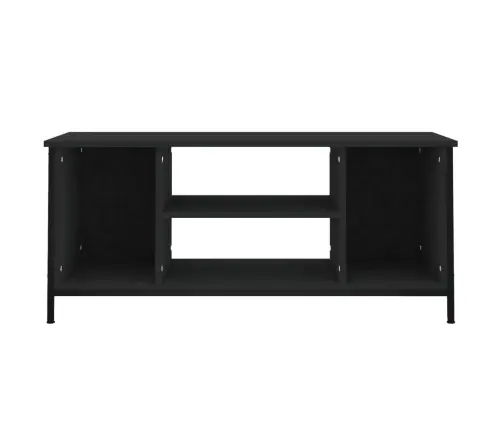 Televizoriaus Spintelė, Juodos Spalvos, 102X35X45cm Mediena