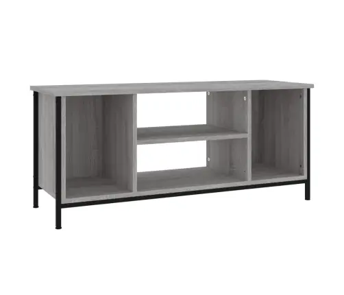Tv Skapītis, 102X35X45 Cm, Inženierijas Koks, Pelēka Ozolkoka Vidaxl