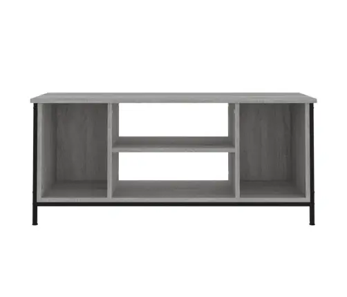 Tv Skapītis, 102X35X45 Cm, Inženierijas Koks, Pelēka Ozolkoka Vidaxl