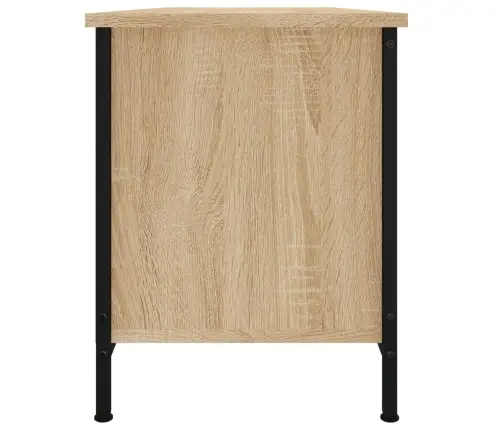 Tv Skapītis Ar Durvīm, Ozola, 102X35X45 Cm, Inženierijas Koks Vidaxl