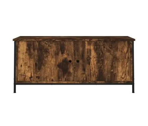 Tv Spintelė Su Durelėmis, Dūminio Ąžuolo, 102X35X45cm Mediena