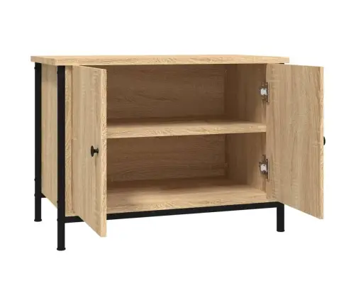 Tv Skapītis Ar Durvīm, Ozola, 60X35X45 Cm, Inženierijas Koks Vidaxl