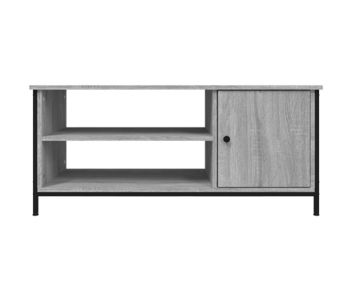 Tv Skapītis, Pelēks, 100X40X45 Cm, Inženierijas Koks Vidaxl