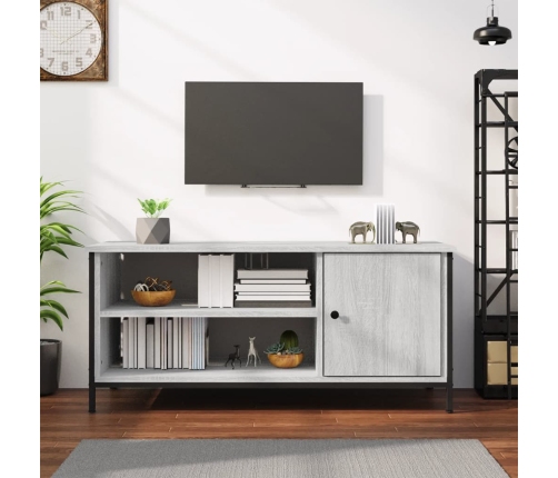 Tv Skapītis, Pelēks, 100X40X45 Cm, Inženierijas Koks Vidaxl