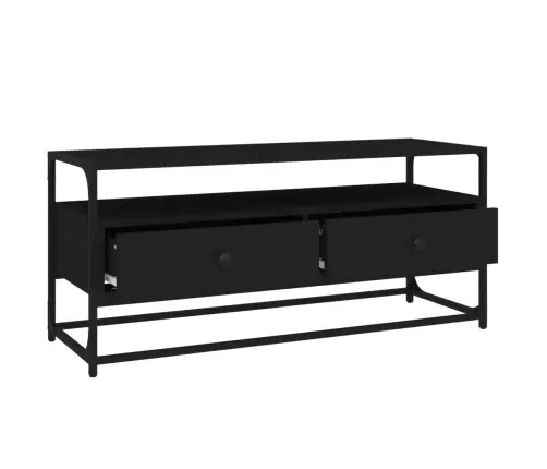 Tv Plaukts, 100X35X45 Cm, Inženierijas Koks, Melns Vidaxl Tv Plaukts, 100X35X45 Cm, Inženierijas Koks, Melns Vidaxl