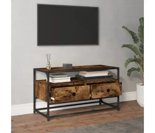 Tv Skapītis, Sonomas Ozolkoka, 80X35X45 Cm, Inženierijas Koks Vidaxl