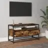 Tv Skapītis, Sonomas Ozolkoka, 80X35X45 Cm, Inženierijas Koks Vidaxl
