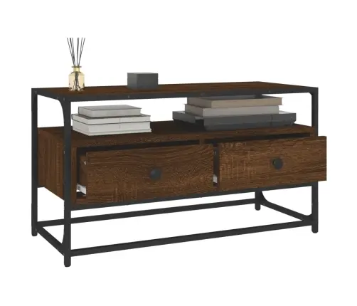 Televizoriaus Spintelė, Ruda Ąžuolo, 80X35X45cm Mediena