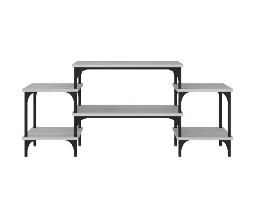 Tv Skapītis, Pelēks, 117X35X52 Cm, Inženierijas Koks Vidaxl