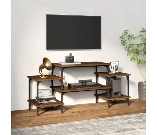 Tv Skapītis, Ozolkoka Krāsa, 117X35X52 Cm, Inženierijas Koks Vidaxl