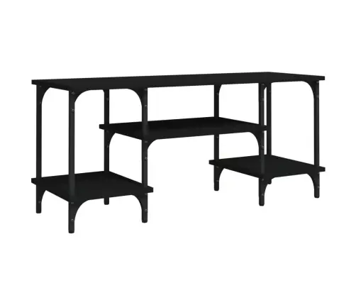 Televizoriaus Spintelė, Juodos Spalvos, 102X35X45,5cm Mediena