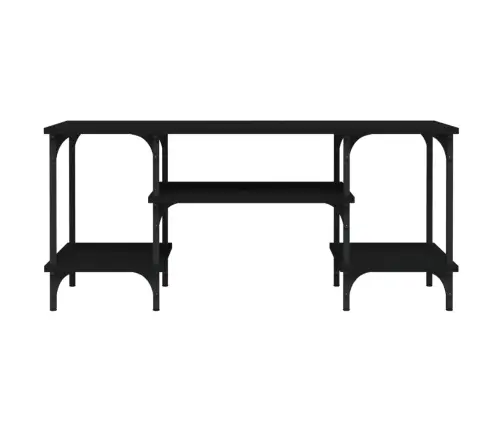 Televizoriaus Spintelė, Juodos Spalvos, 102X35X45,5cm Mediena