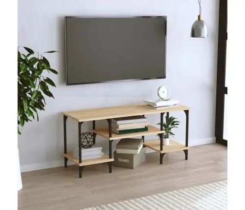 Tv Skapītis, Ozolkoka Krāsa, 102X35X45,5 Cm, Inženierijas Koks Vidaxl