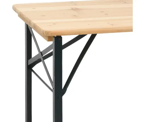 Sulankstomas Alaus Stalo Komplektas, 3 Dalių, Eglės Masyvas