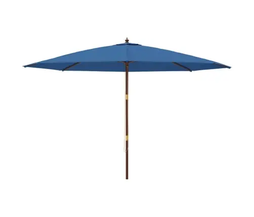 Aia Päikesevari Puidust Postiga, Taevasinine, 400 X 273 Cm