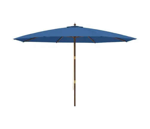 Aia Päikesevari Puidust Postiga, Taevasinine, 400 X 273 Cm