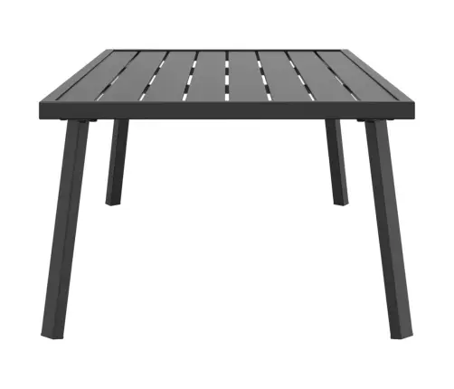 Dārza Kafijas Galdiņš, Antracītpelēks, 110X55X35 Cm, Tērauds Vidaxl